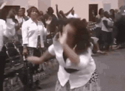 Man Holding Woman's Arm GIF