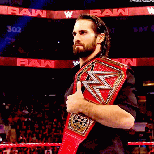 Man Holding Wrestling Belt And Thumbs Up GIF