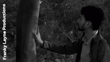 Man Holds Siren Head Foot GIF