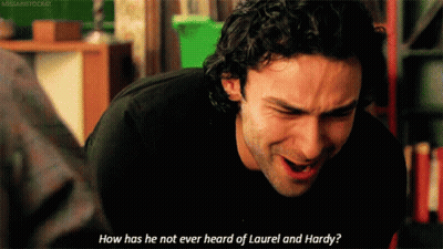 Man How Has He Not Ever Heard Of Laurel And Hardy GIF