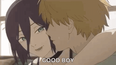 Man Hugging And Kissing Woman On Neck GIF
