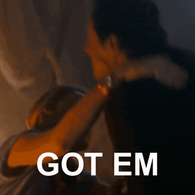 Man Hugging Another Man Saying Got Em GIF
