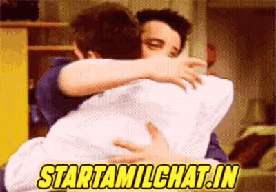 Man Hugging Another Man Startamilchat.in GIF