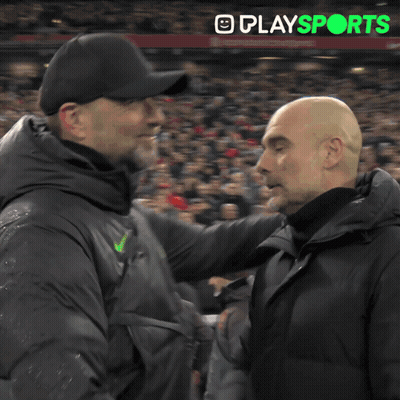 Man Hugging Man With Playsports Logo GIF