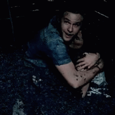 Man Hugging Muddy Woman GIF