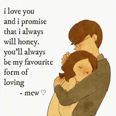 Man Hugging Woman I Love You I Promise GIF