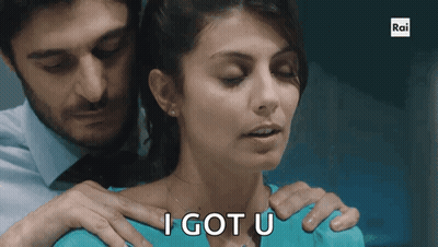 Man Hugging Woman Saying I Got U