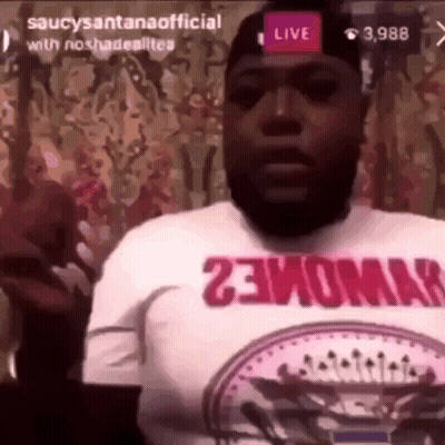 Man In 23 T-Shirt At Live Screen GIF