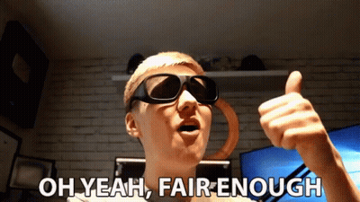 Man In 3D Glasses Thumbs Up Oh Yeah Fair Enough GIF