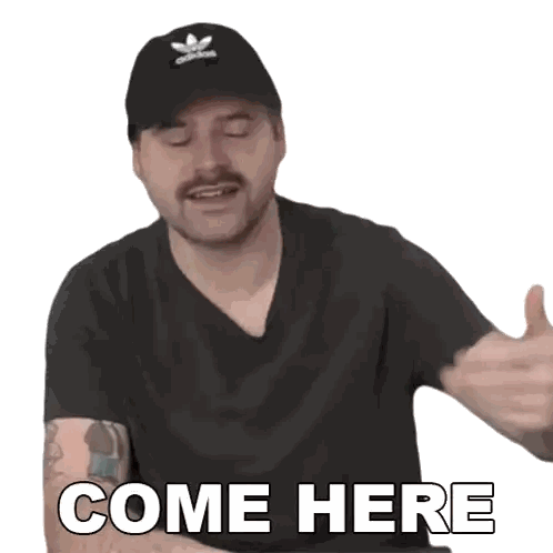 Man In Adidas Hat Giving Thumbs Up Sticker