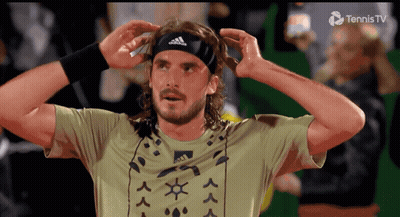 Man In Adidas Headband GIF