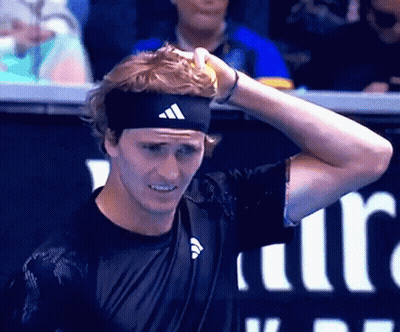 Man In Adidas Headband Holding Tennis Ball GIF