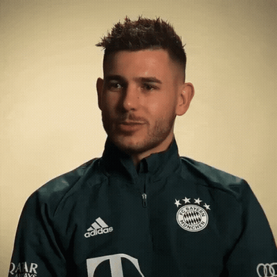 Man In Adidas Jacket With FC Bayern München Logo GIF