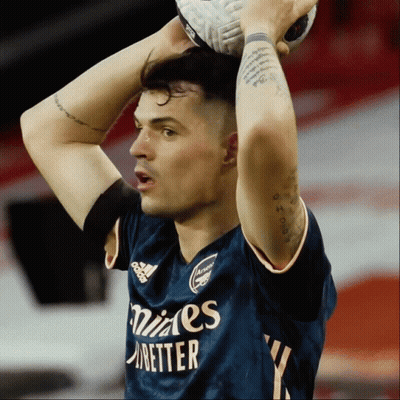 Man In Adidas Jersey Saying Miles Better GIF