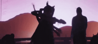 Man In American Flag Cape Before Destroyed House GIF