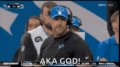Man In Antler Crown Says Then You Go And Beat The Packers In The Playoffs GIF