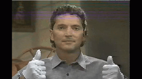 Man In Apron Mixing With Baking Powder GIF