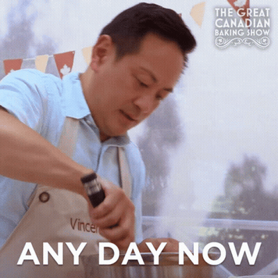 Man In Apron Vincent Preparing Food Any Day Now Sign GIF