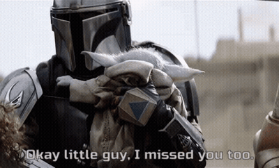 Man In Armor Holding Baby GIF