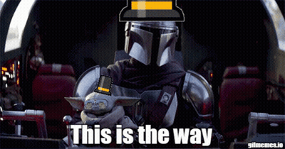 Man In Armor Holding Baby This Is The Way GIF