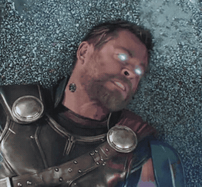 Man In Armor With Blue Eyes GIF