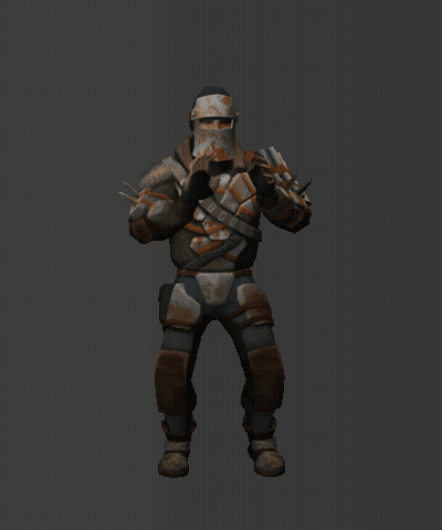 Man In Armor With Helmet GIF