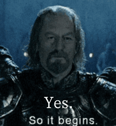 Man In Armor Yes So It Begins GIF