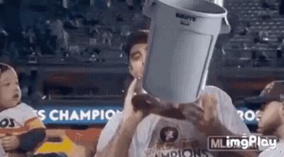 Man In Astros Jersey Smiling GIF