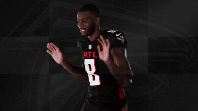 Man In ATL Jersey Number 8 GIF
