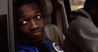 Man In Back Seat Looking Out Window GIF