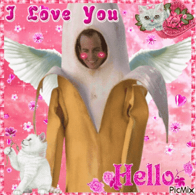 Man In Banana Costume Saying I Love You GIF