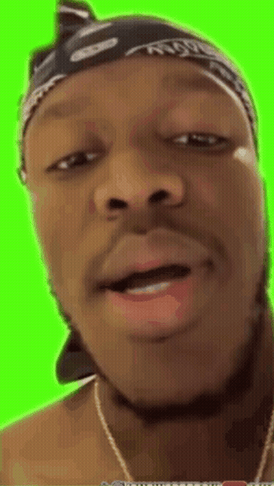 Man In Bandana And Hat GIF