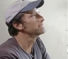 Man In Baseball Cap And Gray Shirt GIF