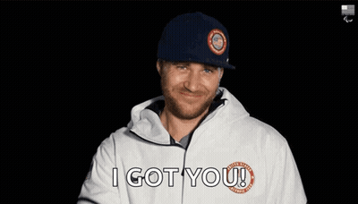 Man In Baseball Cap Pointing I Got You GIF