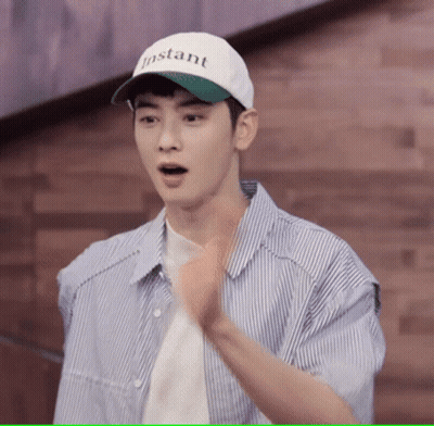 Man In Baseball Cap Saying Instant GIF