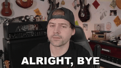 Man In Baseball Cap Says Alright Bye GIF