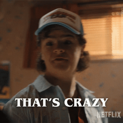Man In Baseball Cap Says That's Crazy Netflix GIF