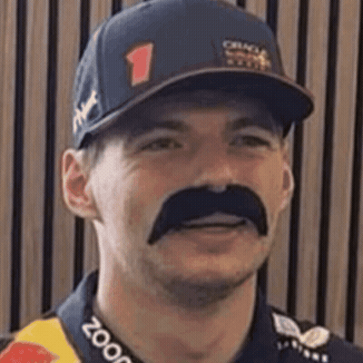 Man In Baseball Cap With Fake Mustache GIF
