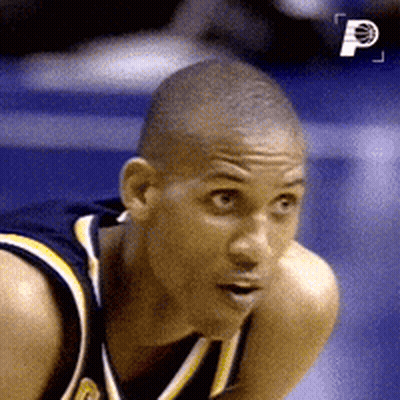 Man In Basketball Uniform With P GIF