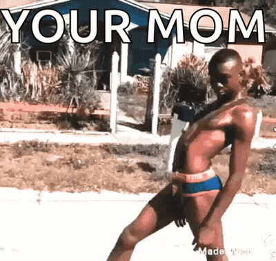 Man In Bathing Suit Your Mom GIF