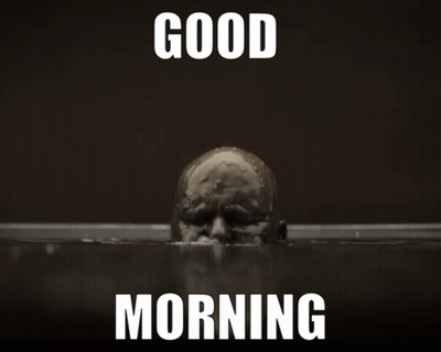 Man In Bathtub Good Morning GIF