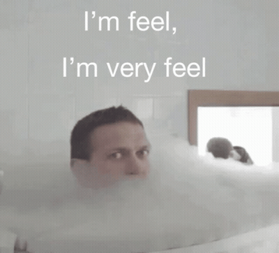 Man In Bathtub I'm Feel I'm Very Feel GIF