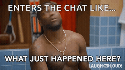 Man In Bathtub Saying What Just Happened GIF