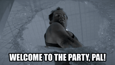Man In Bathtub Welcome To The Party Pal GIF