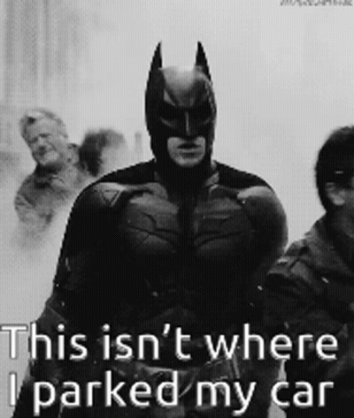 Man In Batman Costume GIF