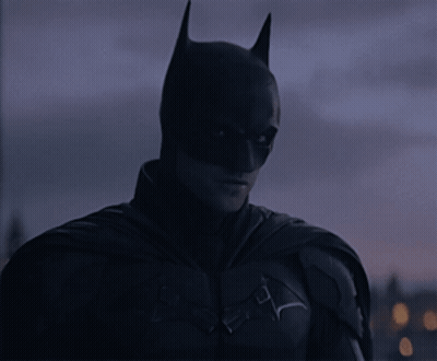 Man In Batman Mask Close Up GIF