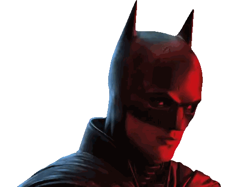 Man In Batman Mask Sticker