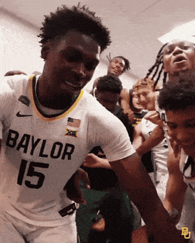 Man In Baylor 15 Jersey GIF
