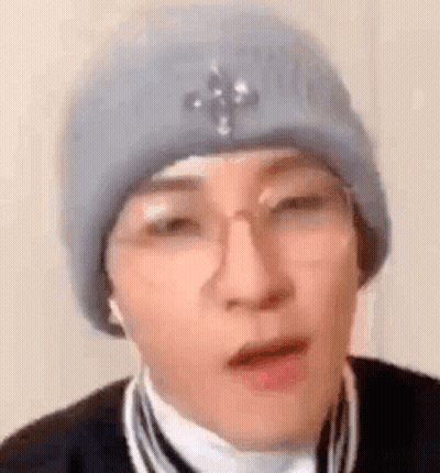 Man In Beanie And Glasses GIF