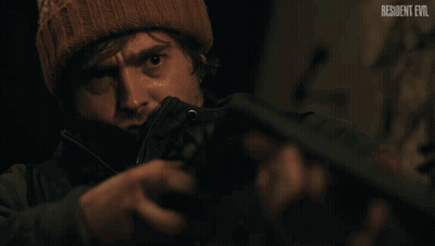 Man In Beanie And Jacket Resident Evil GIF